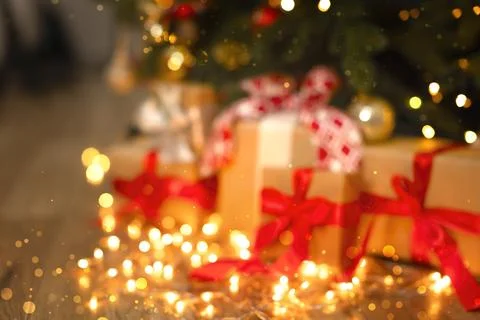 Defocus blurry abstract background with space for copy. Stock Photos