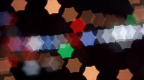 Defocus Bokeh Stars Road Stock Footage 68922020