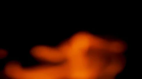 Defocus fire on a black background. Background for video in 4 to resolution Stock-Footage 99839097