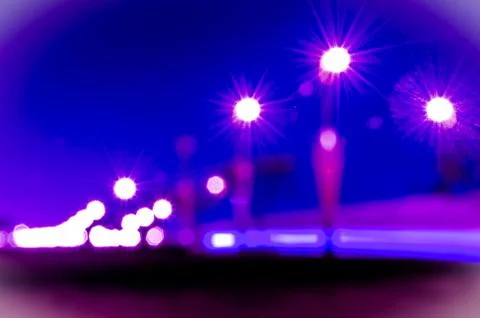 Defocus of light Stock Photos