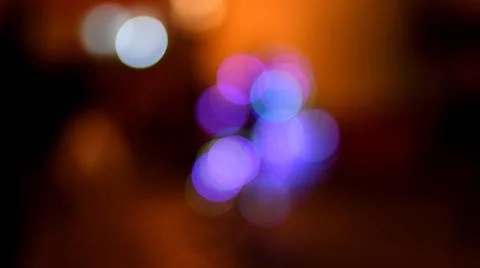 Defocus lights bokeh blurred background. Night backdrop Stock-Fotos