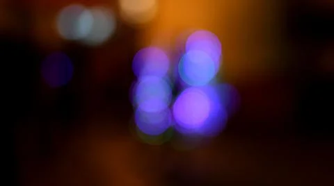 Defocus lights bokeh blurred background. Night backdrop Stock Photos