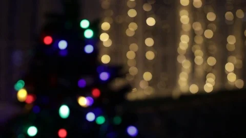 Defocus lights Stock Footage 122851186