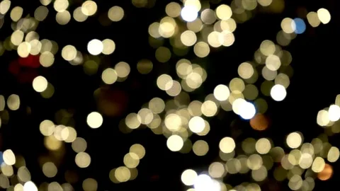 Defocus scene of Christmas tree lights. 스톡 동영상 69324399
