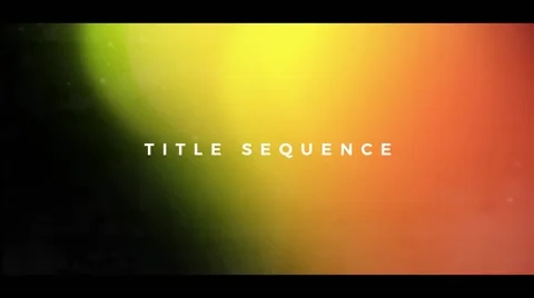 Defocus Title Sequence Stock After Effects
