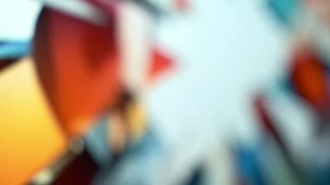 Defocused abstract background. Broken Mirrors Fragmented shards of glass come Video stock 249929282