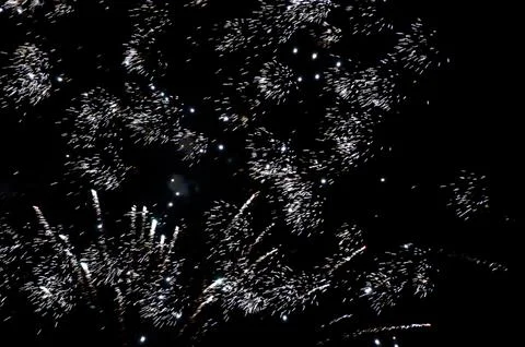 Defocused abstract background of fireworks 스톡 사진