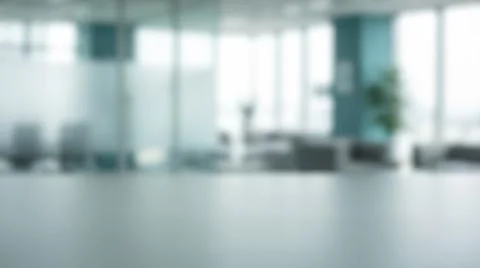 Defocused abstract background showing clean bright modern empty corporate bus 스톡 사진