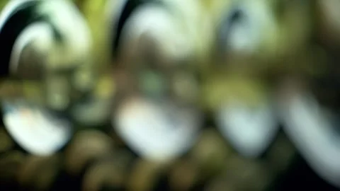 Defocused abstract background. Twisted Mirrors Reflections that appear distorted Stock Footage 249930045