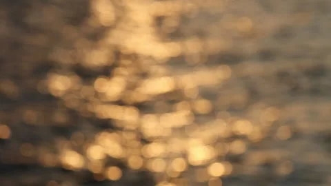 Defocused abstract blurred beautiful dramatic orange wave ripples Stock Footage 283878651