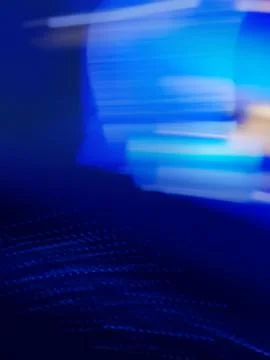 Defocused abstract blurred technology space background. Empty defocused backg Stock Photos