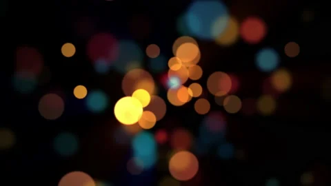 Defocused abstract multicolored bokeh lights backgroun Stock Footage 131816043