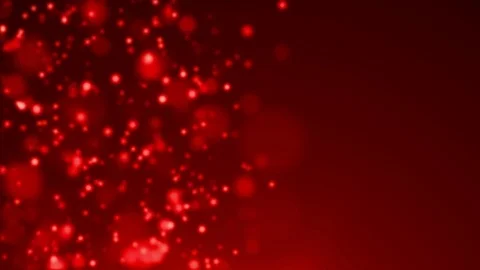 Defocused Abstract Red Glittering Particles Video stock 80151814