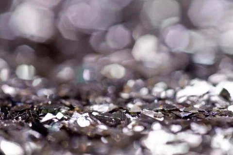 Defocused abstract silver background Foto stock