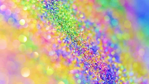 Defocused abstract vivid rotating changing colors bokeh. Stock Footage 174635167