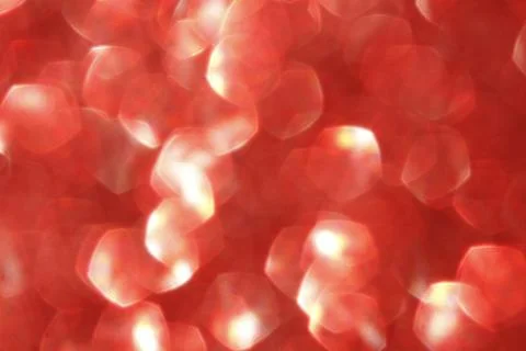 Defocused big red lights background Stock Photos