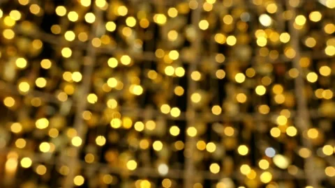 Defocused blinking Christmas Lights Видео 168881687