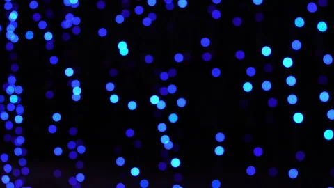 Defocused Blue Blinking Lights Video stock 288697234