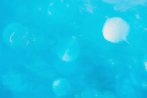 Defocused blue glitter background. blue abstract bokeh background. Christma.. Stock Photos