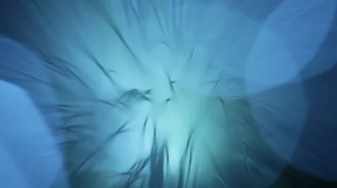 Defocused blue lights background Stock Footage 35575813