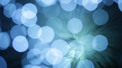 Defocused blue lights Video stock 35575816