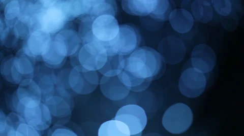 Defocused blue lights Stock Footage 35575827