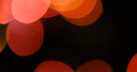 Defocused, blurred bokeh and abstract blurry of red taillights moving Video stock 104091126