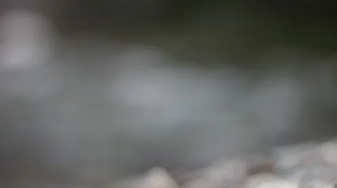 Defocused blurred river background, Stock Footage 65018102