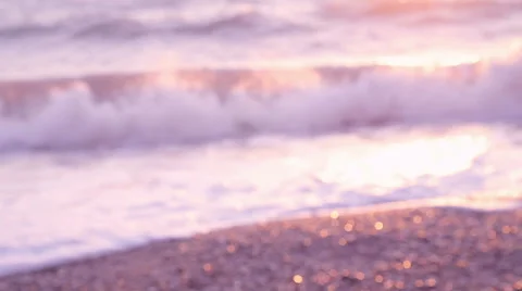Defocused Blurred Sea Stock Footage 49049205