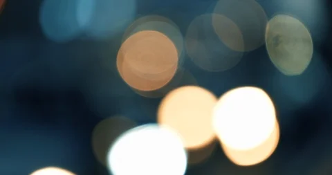 Defocused, blurry, blurred of slow-moving traffic Stock Footage 104086162