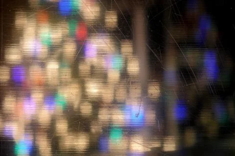 Defocused bokeh in the background with a clear texture in focus in the foregr Stock Photos