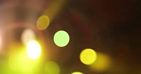 Defocused bokeh background of stage lights with lots of flare Stock Footage 130477292
