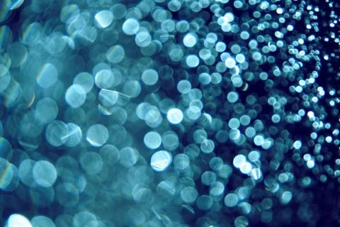 Defocused bokeh blue background Stock Photos