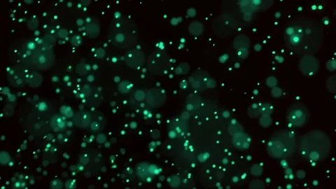 Defocused bokeh elegant stylish motion background animation green Stock Footage 74677940