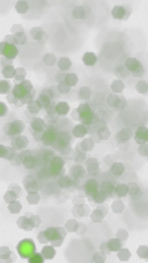Defocused Bokeh green background, glitter float ,St. Patrick's Day, shamrocks Stock Footage 302350855