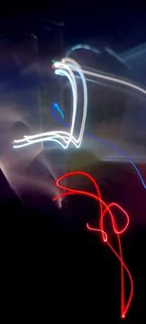 Defocused Bokeh Lights Abstract texture. Night Bokeh Light In Big City Stock Photos