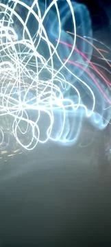 Defocused Bokeh Lights Abstract texture. Night Bokeh Light In Big City Stock Photos