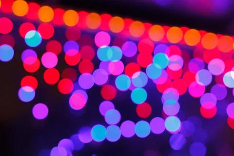 Defocused bokeh lights. Background blur. christmas background Stock Photos