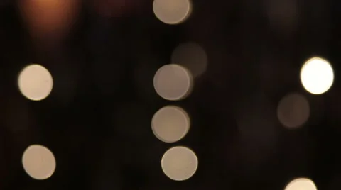 Defocused bokeh lights Stock Footage 61207949