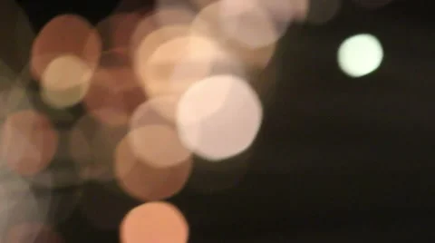 Defocused bokeh lights. Video stock 63409626