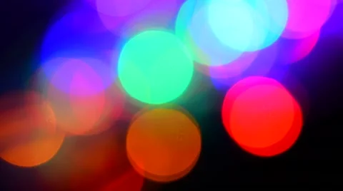 Defocused bokeh lights Stock Footage 63809328