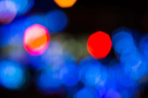 Defocused bokeh lights Foto stock