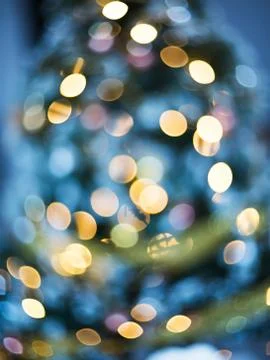 Defocused bokeh lights Stock Photos