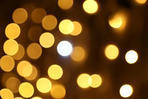 Defocused bokeh lights Stock Photos