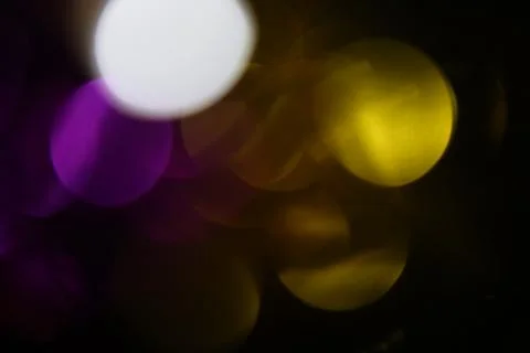 Defocused bokeh lights Stock Photos