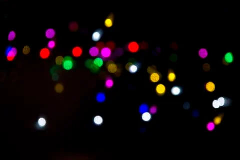 Defocused bokeh lights Stock Photos