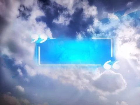 Defocused bright blue pink solid cloudy sky background banner イラスト素材