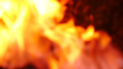 Defocused Burning fire flame of hot 库存影片 162589207