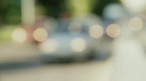 Defocused cars 動画素材 8532816