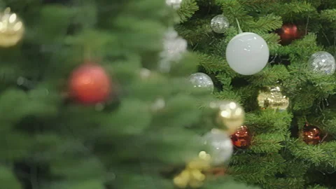 Defocused christmas Video stock 164824251